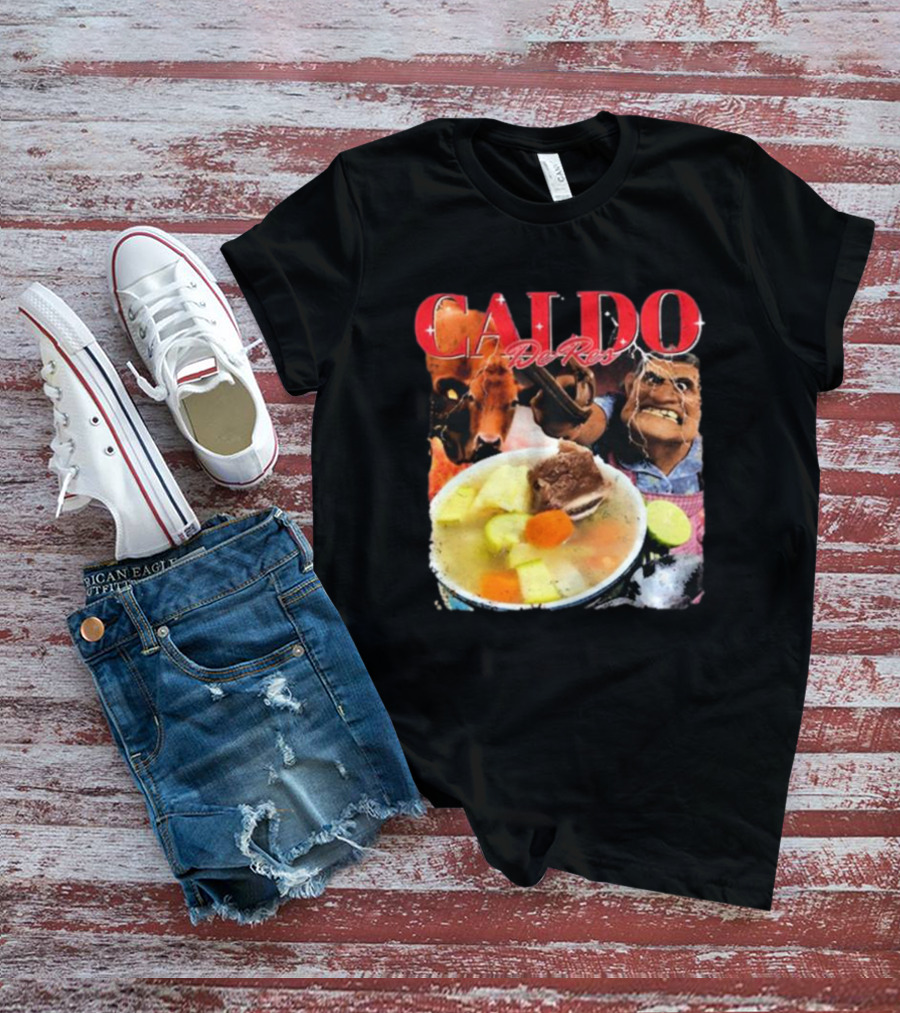 Caldo De Res Western Cowboy With Vegetable Soup T-Shirt