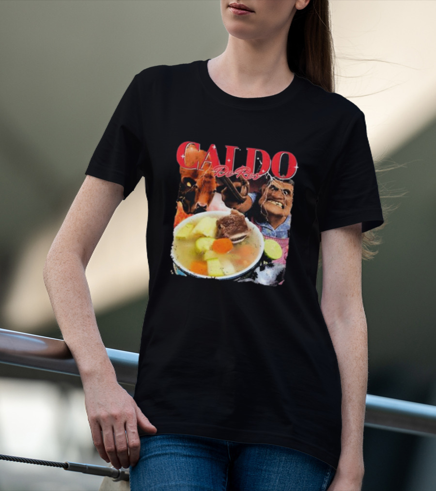 Caldo De Res Western Cowboy With Vegetable Soup T-Shirt