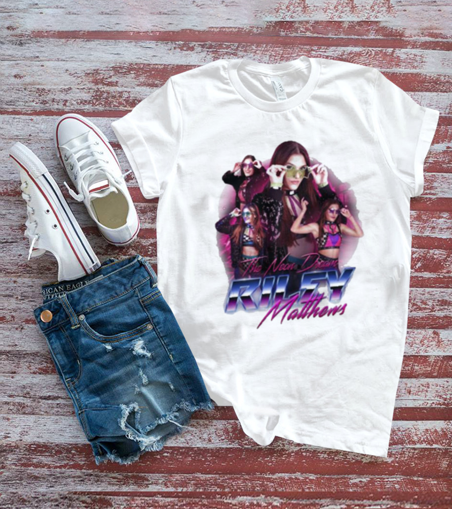 Riley Matthews The Neon Dream Retro Style Fashion Icons T-Shirt