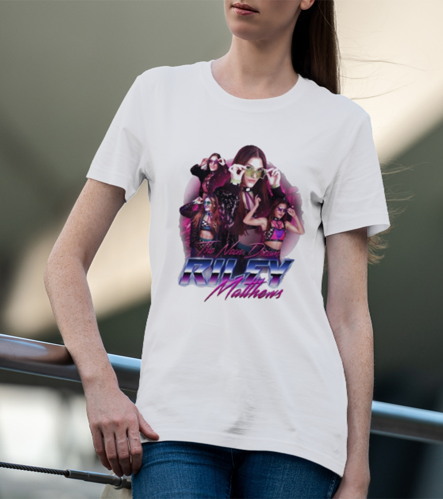 Riley Matthews The Neon Dream Retro Style Fashion Icons T-Shirt
