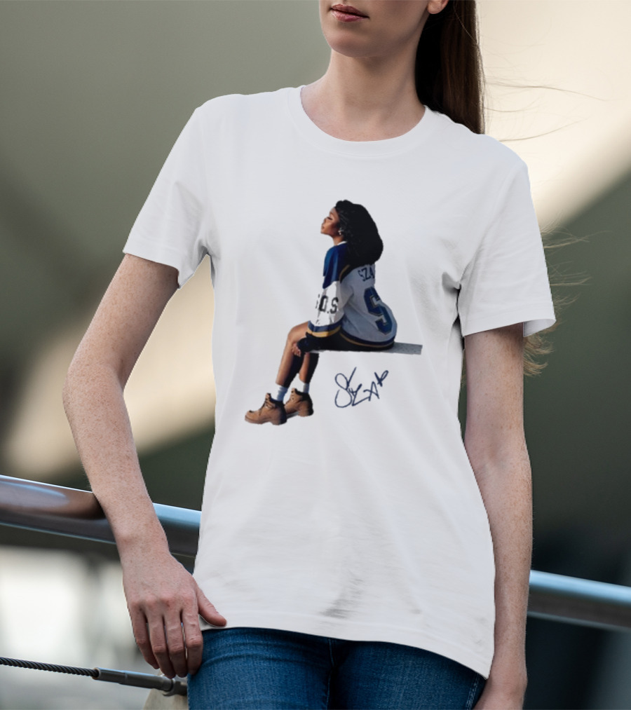 Sza Sos Signature Number 5 Sports T-Shirt