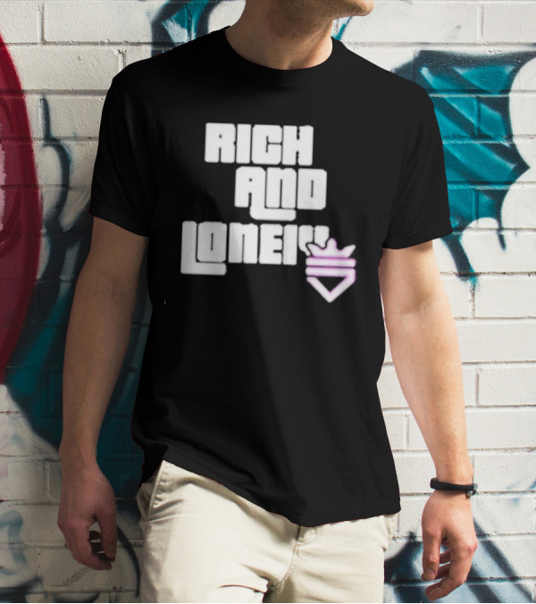 Optic Scump Rich And Lonely Rnl Wasted Miami Crown Graphics T-Shirt