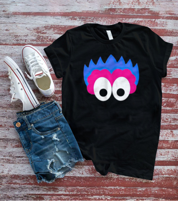 Phan Eyes Blue And Pink Monster Face T-Shirt