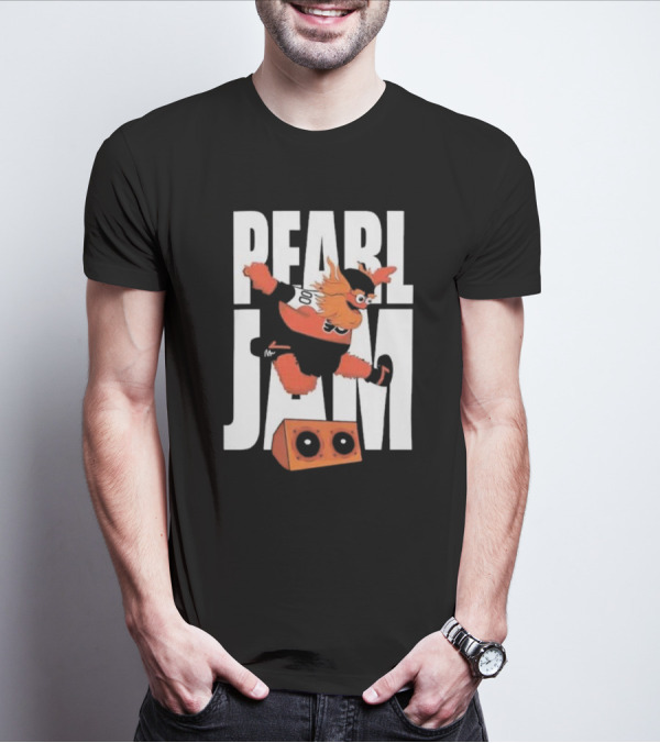 Philadelphia Flyers Gritty Pearl Jam Night T-Shirt
