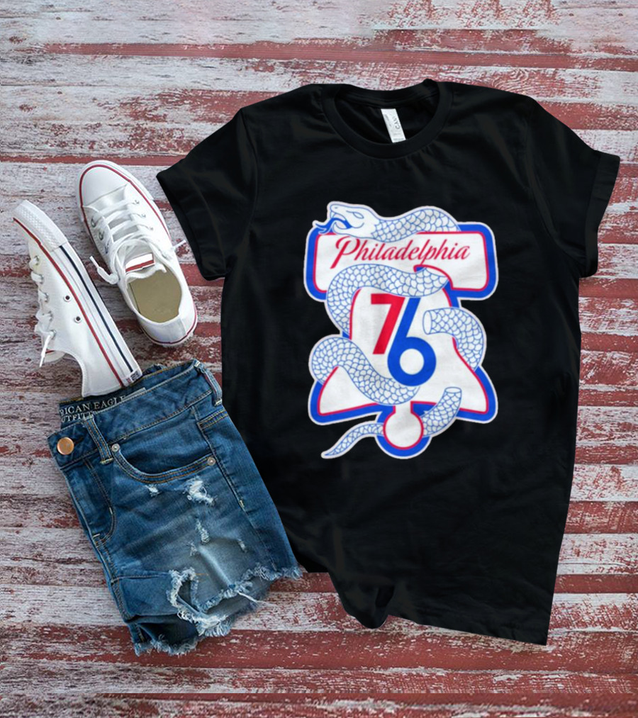 Philadelphia Phillies Liberty Bell Snake 76 T-Shirt