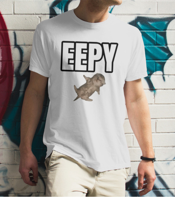 Sillyteestudio Eepy Relaxed Cat Image T-Shirt