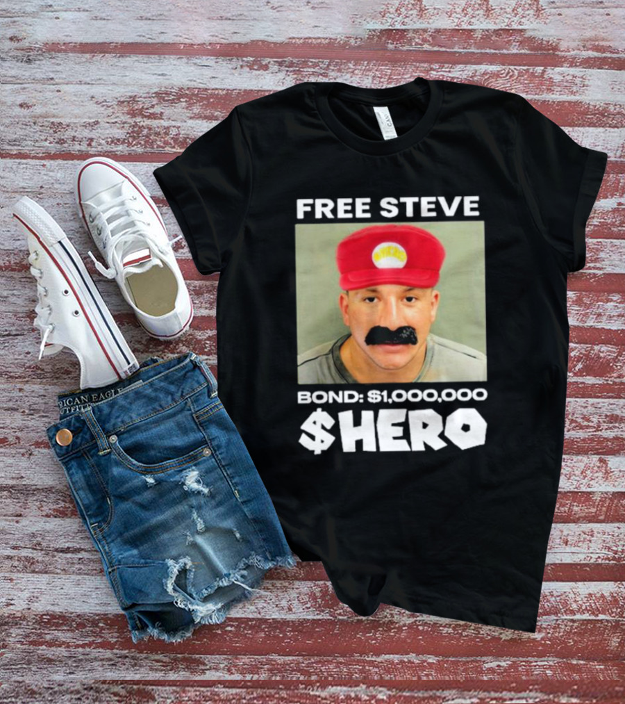 FREE STEVE BOND $1,000,000 $HERO T-Shirt