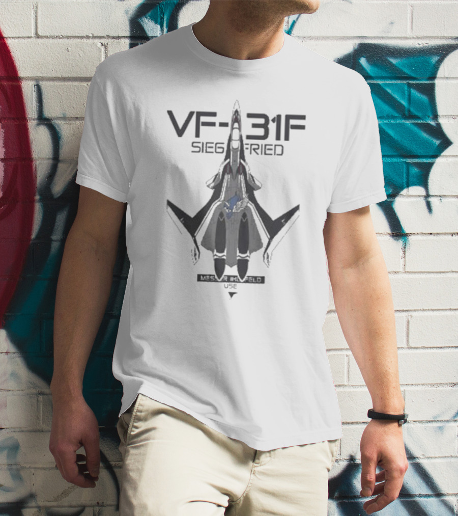 VF-31F Siegfried Macross Delta Valkyrie Fighter Jet T-Shirt