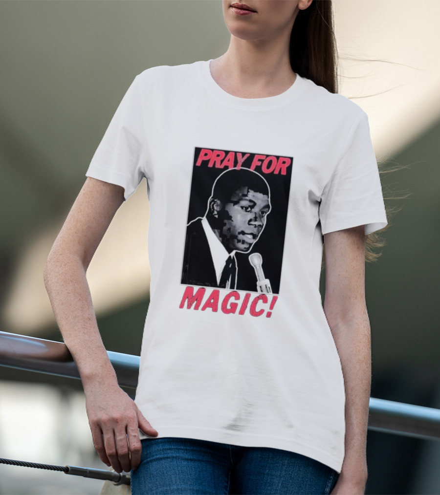 Jared Mccain Wearing Pray For Magic T-Shirt