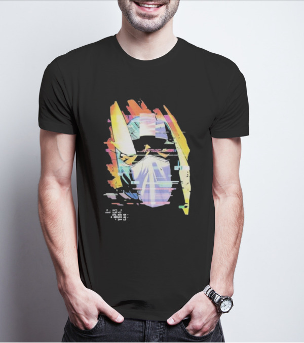 Kid Cudi Moon Man Helmet Glitch T-Shirt