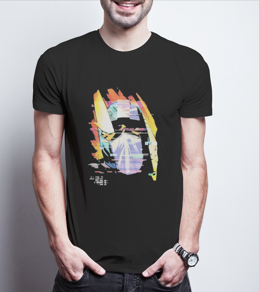 Insano Moon Man Helmet Glitch Neon Tech 92610 13-BS6 18 T-Shirt