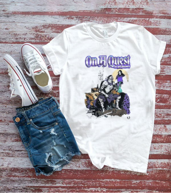 On A Quest For Self Discovery Knight And Castle Adventure T-Shirt