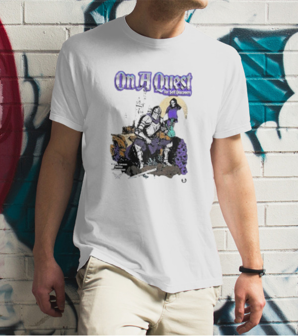 On A Quest For Self Discovery Knight And Castle Adventure T-Shirt