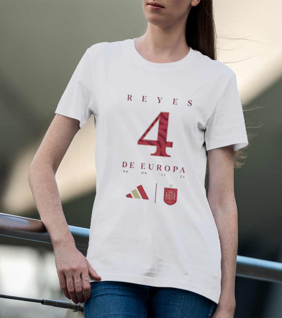 Reyes 4 De Europa España 2024 Crest T-Shirt