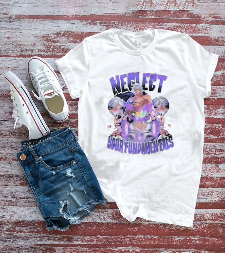 Neglect Your Fundamentals B C Iconic Anime Character T-Shirt