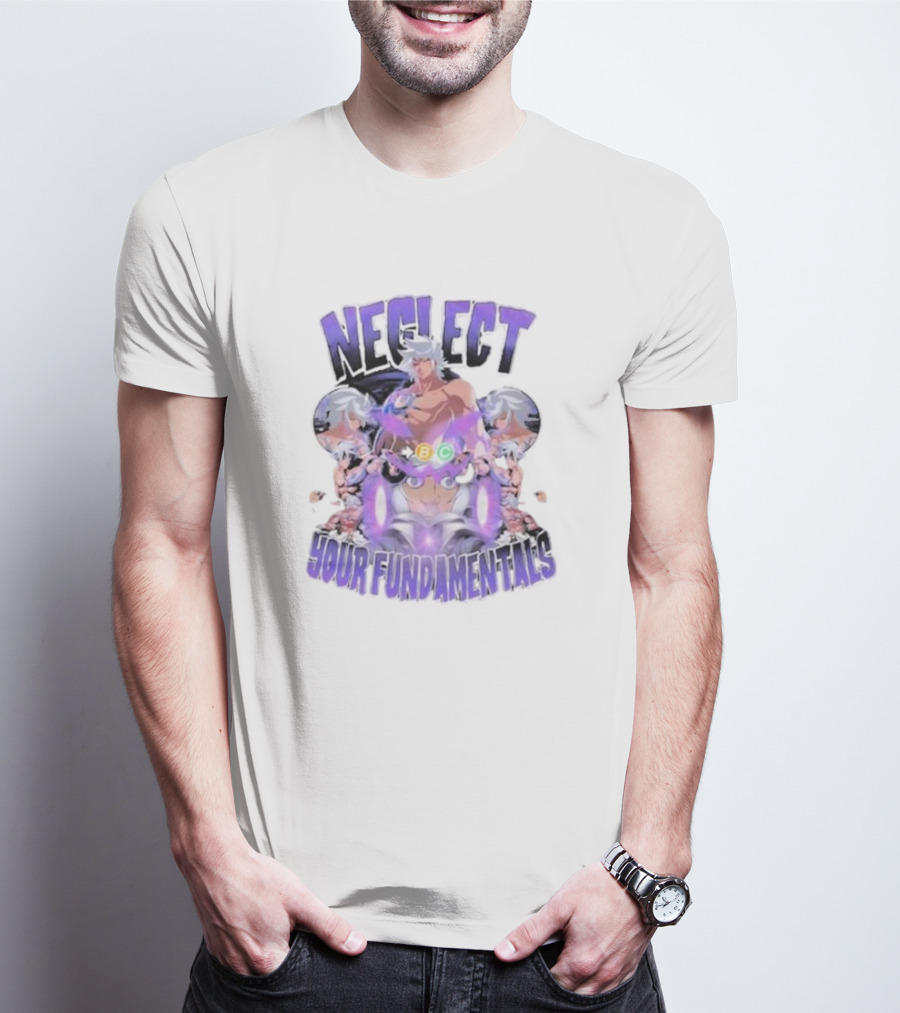 Neglect Your Fundamentals B C Iconic Anime Character T-Shirt