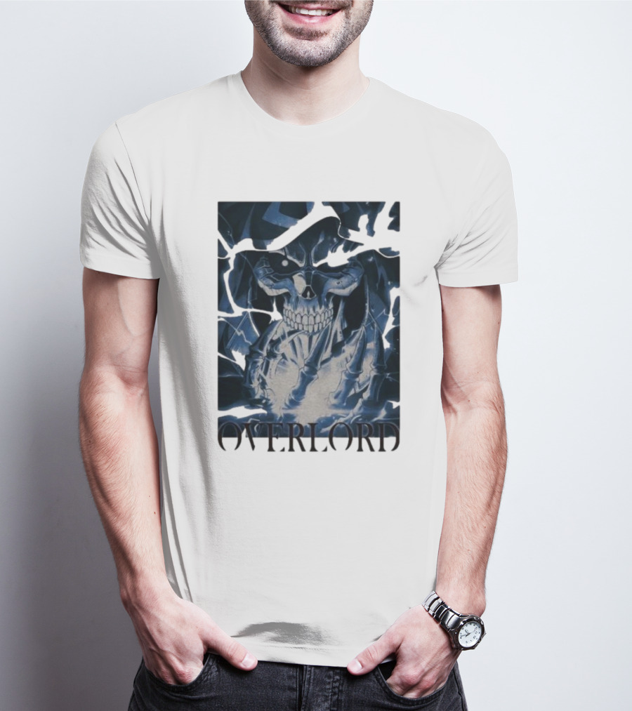 Overlord Ainz Ooal Gown Skeleton King Lightning Aura T-Shirt
