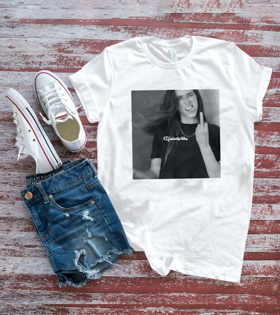 Rachel Ballinger Unladylike X-Rated Middle Finger Expression T-Shirt