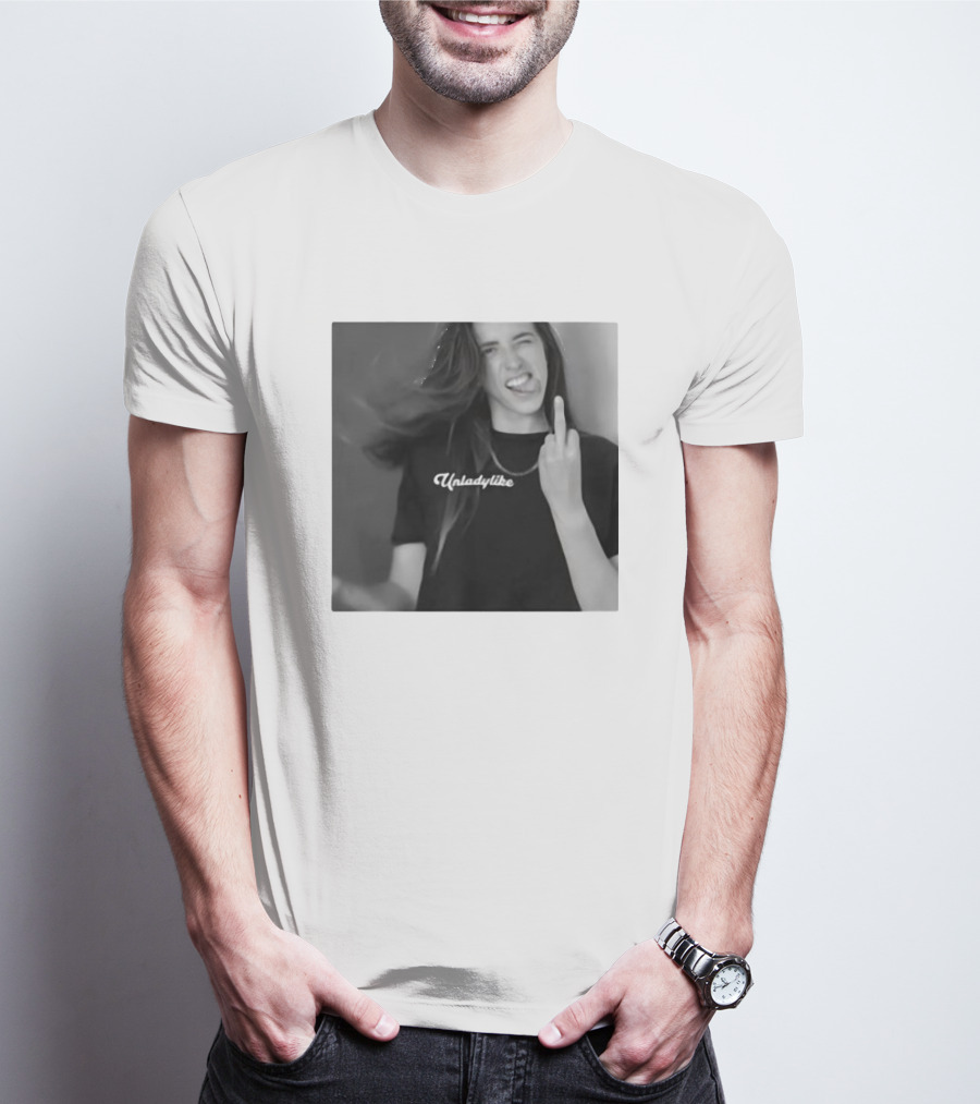Rachel Ballinger Unladylike X-Rated Middle Finger Expression T-Shirt
