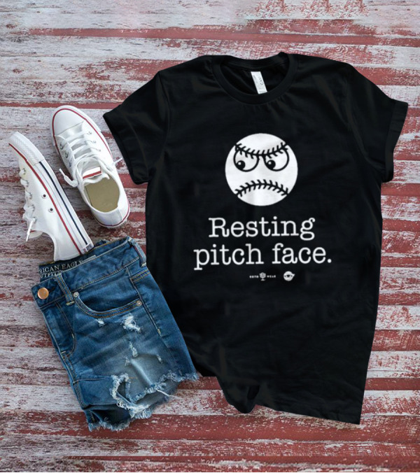 Resting Pitch Face Baseball Emoji Rotowear T-Shirt