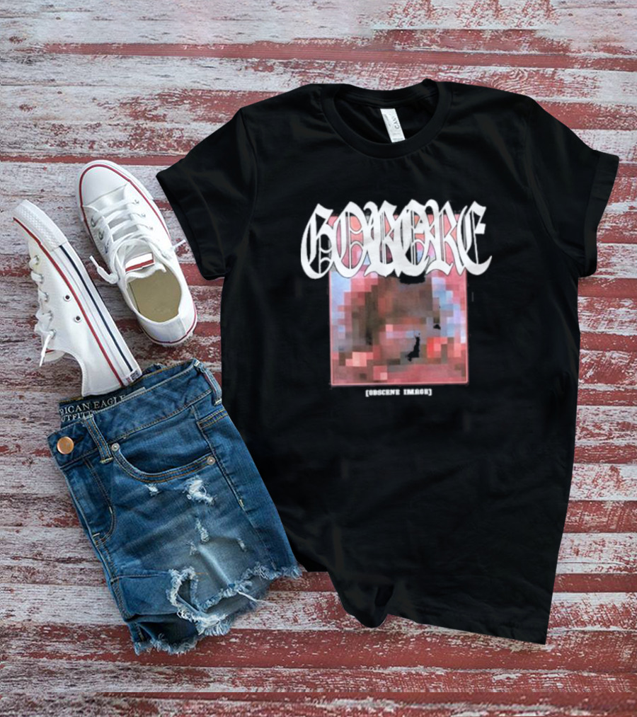 Gorore Obscene Image Pixelated T-Shirt