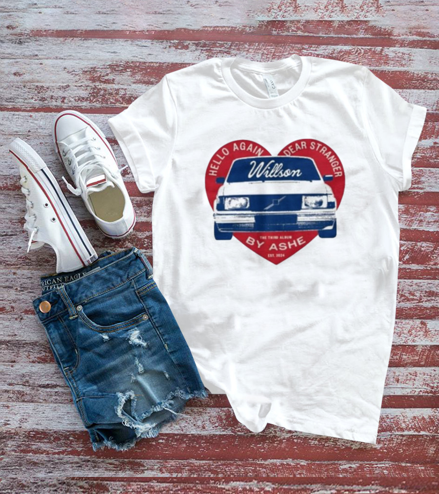 Hello Again Dear Stranger Willson Car The Third Album By Ashe Est. T-Shirt