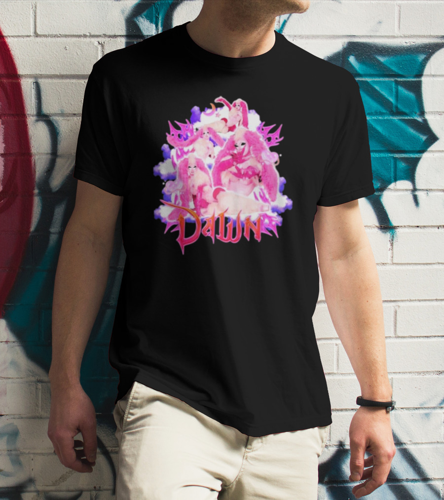 Dawnverse Dragcon Pink Fantasy T-Shirt