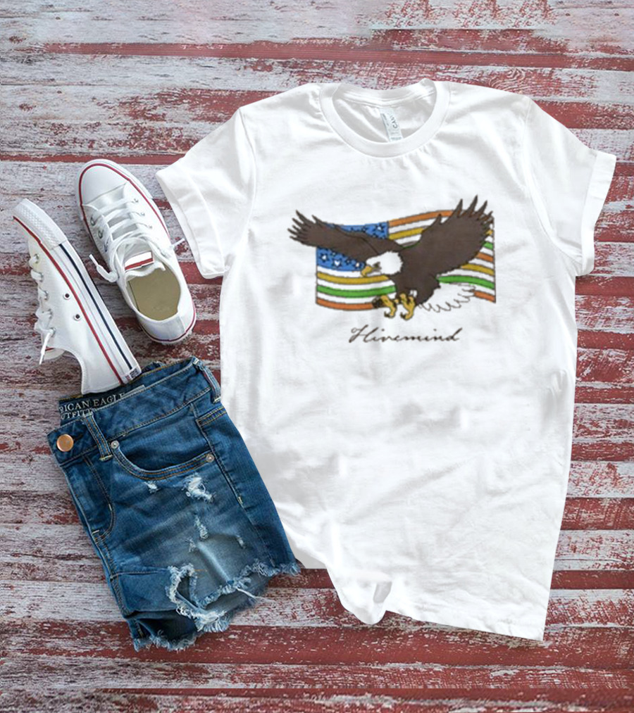 Copes Hivemind Flag Eagle On Colorful T-Shirt