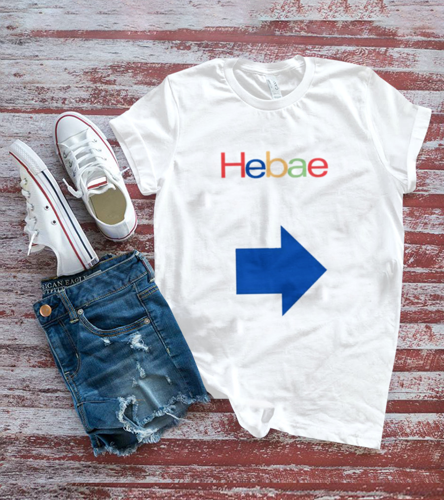 Cursed Couple’s Hebae Shebae Google Arrow T-Shirt