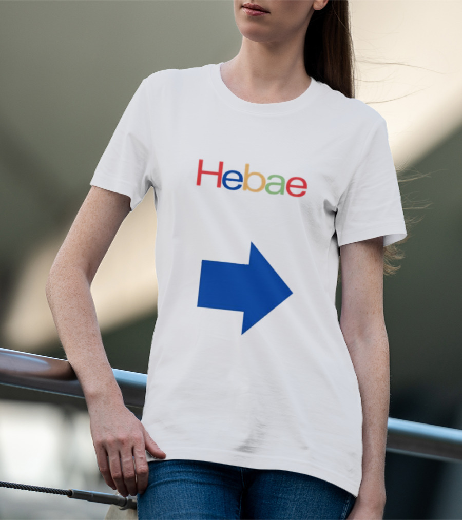 Cursed Couple’s Hebae Shebae Google Arrow T-Shirt