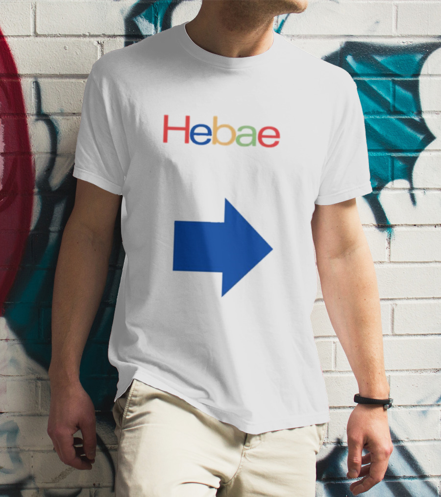 Cursed Couple’s Hebae Shebae Google Arrow T-Shirt
