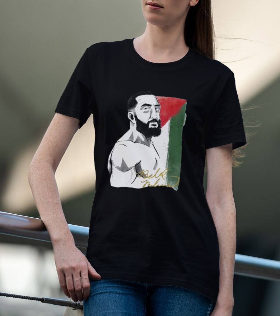 Remember The Name Belal Muhammad Palestinian Flag T-Shirt