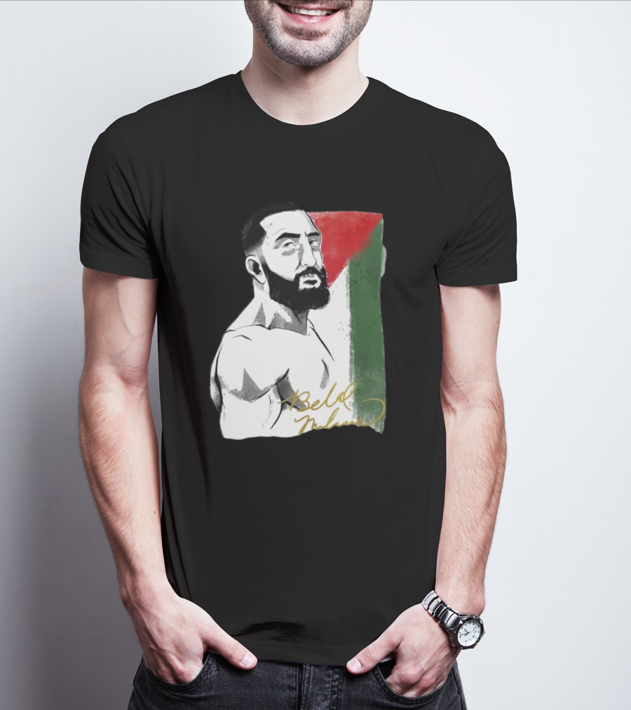 Remember The Name Belal Muhammad Palestinian Flag T-Shirt