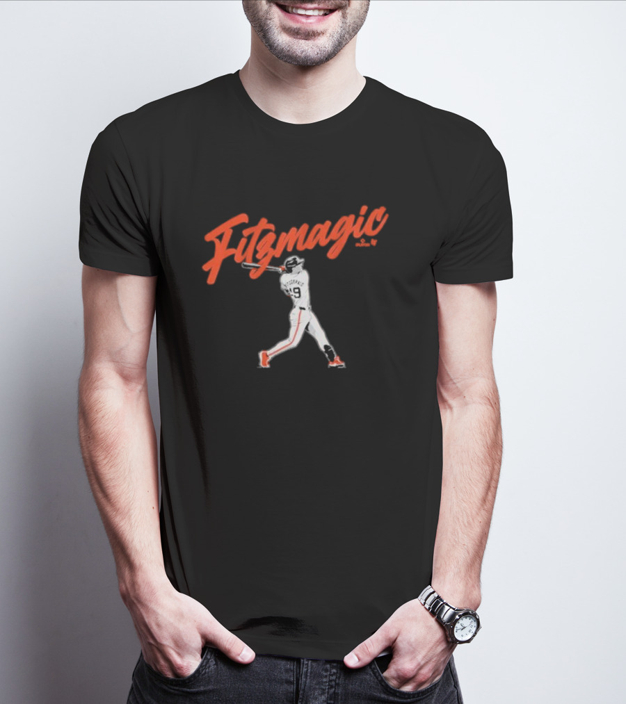 Fitzmagic Tyler Fitzgerald 49 Baseball Swing T-Shirt