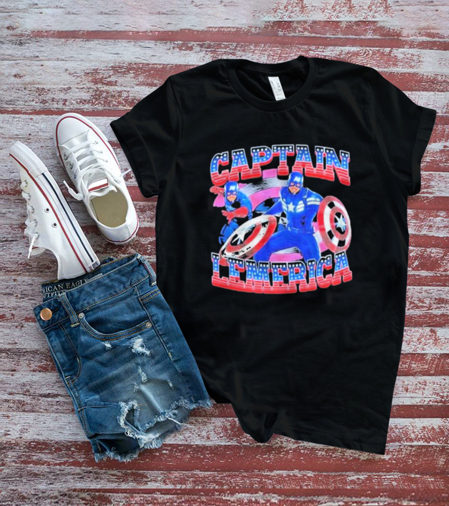 Captain Lemerica Lebron James Captain America T-Shirt