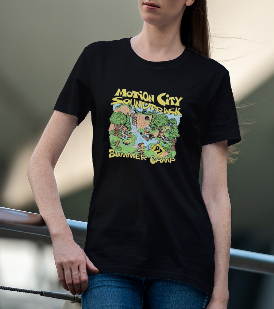 Motion City Soundtrack Bummer Camp 97 Stream Adventure T-Shirt