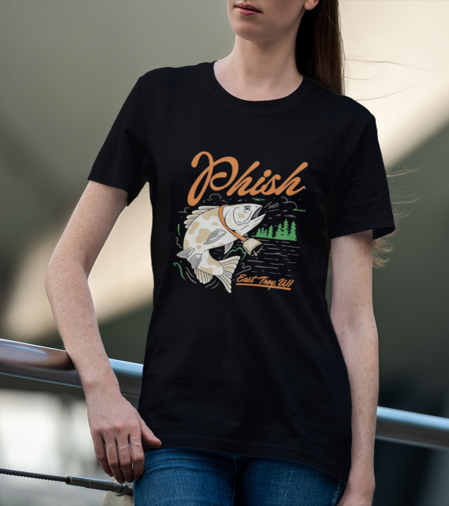 Phish East Troy WI Moo Fish July T-Shirt