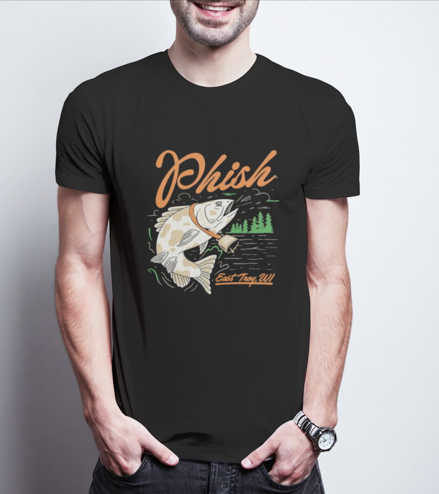 Phish East Troy WI Moo Fish July T-Shirt