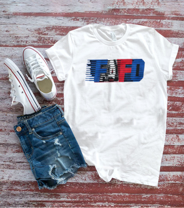Usa Fafo Red White Blue Stripes T-Shirt