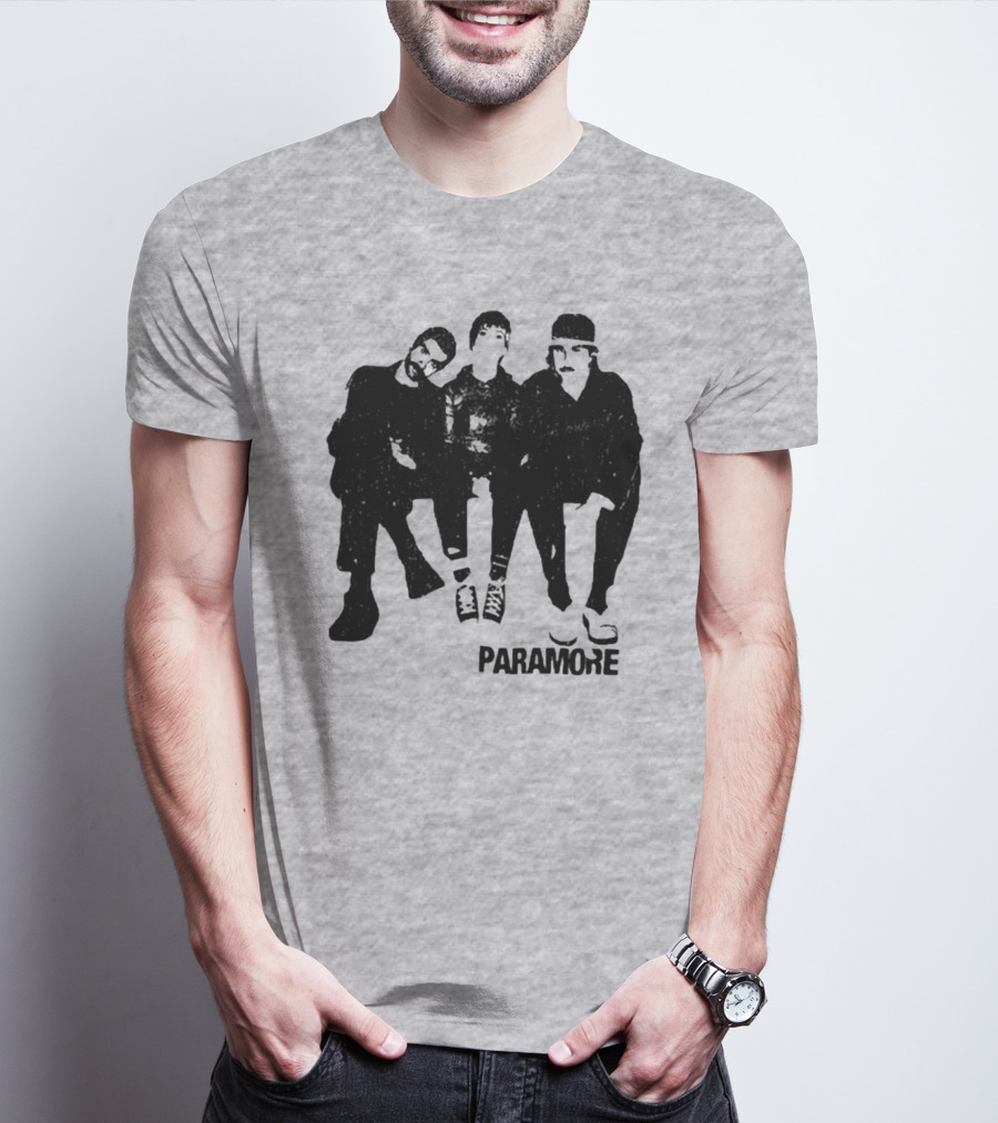 Paramore Music Group Photo Boyfriend Fit Girls T-Shirt