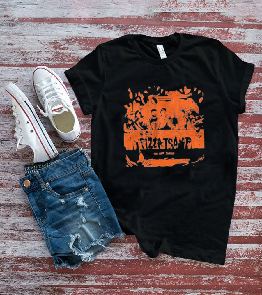 Pizzatramp The Last Supper Band Members At Table T-Shirt