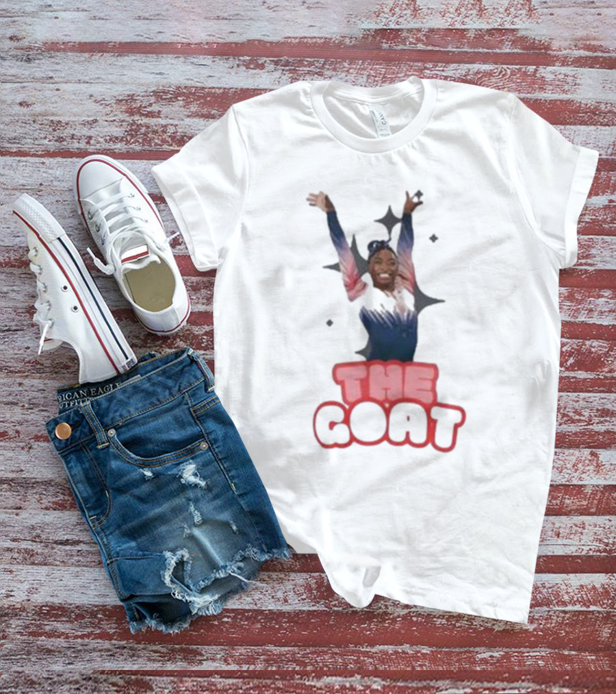 Simone Biles Team USA Gymnastics The GOAT T-Shirt