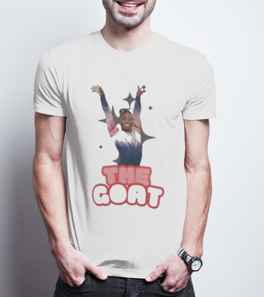 Simone Biles Team USA Gymnastics The GOAT T-Shirt