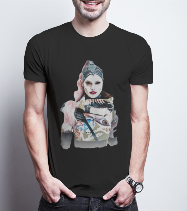 SKYND Catch Me If You Can Eerie Surrealist Portrait With Distinctive Mask And Eye T-Shirt