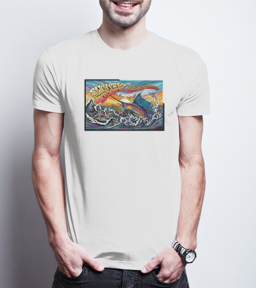 Slightly Stoopid August 9 Riverside Summer Ford Amphitheatre Jacksonville Marlin T-Shirt