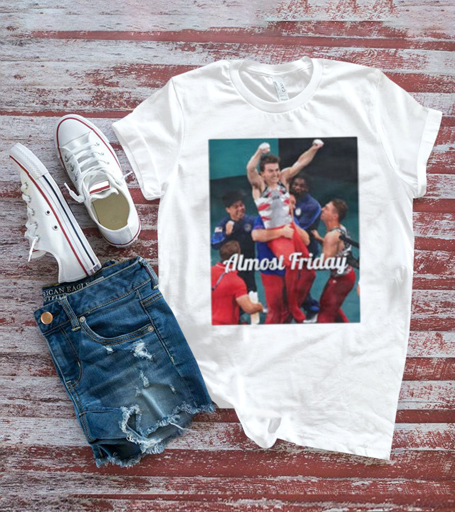 Paul Juda Celebratory Almost Friday Olympic Kid T-Shirt