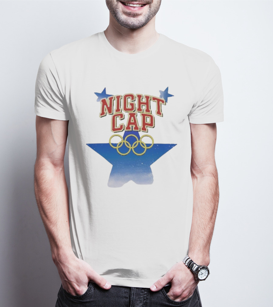 Night Cap Olympics Star Rings T-Shirt