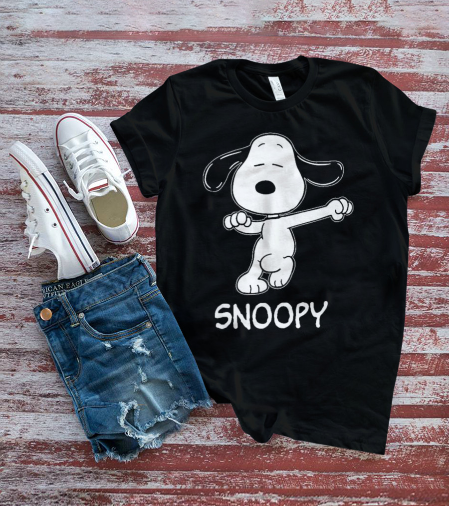 Snoopy Dance Style Peanuts Comic Character T-Shirt