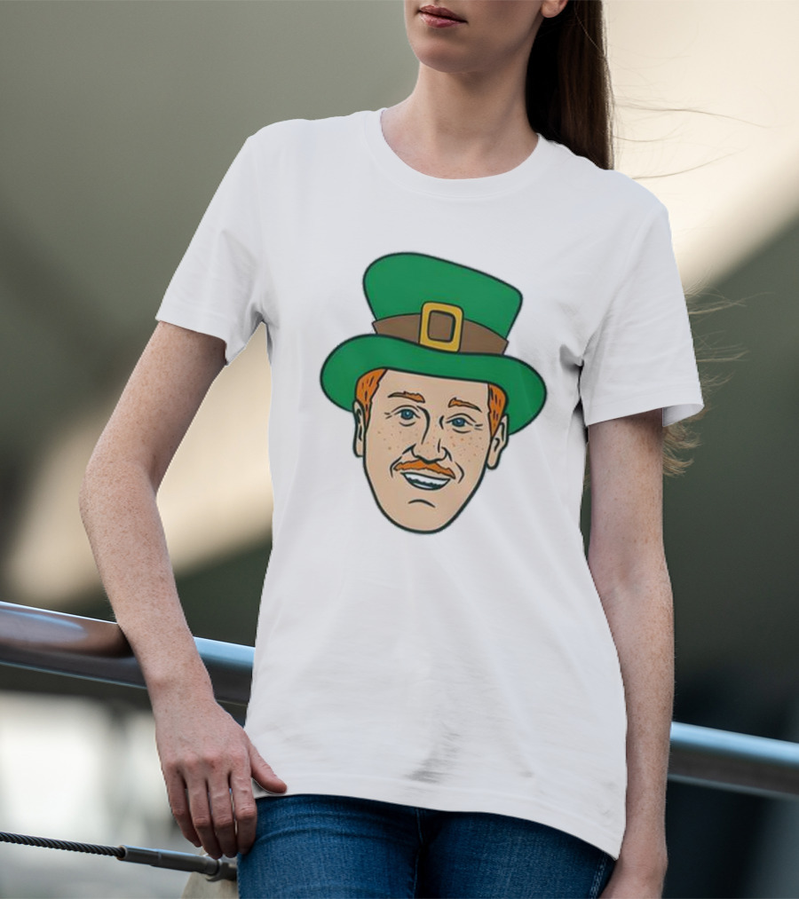 St. Mooktrick’s Day Happy Leprechaun Face With Green Hat T-Shirt