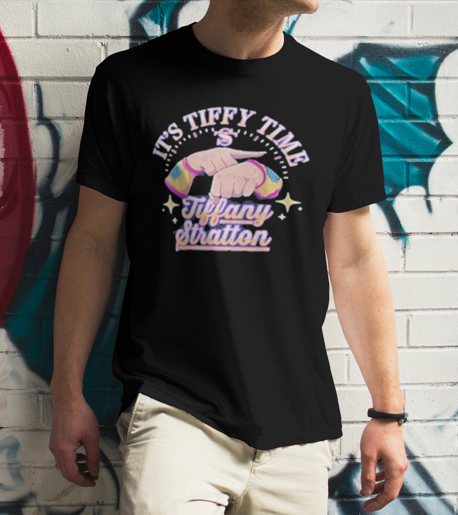 Tiffany Stratton It's Tiffy Time With Stars And Colored Wristbands T-Shirt